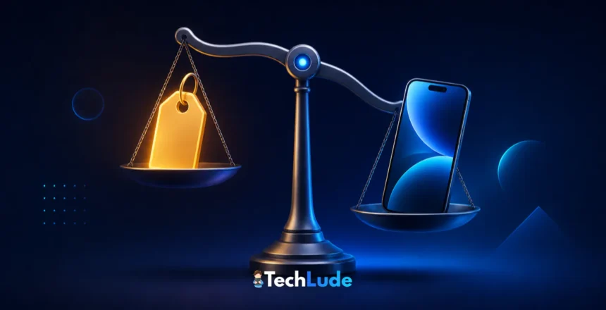 Why expensive tech is not always premium tech — price versus quality balance scale
