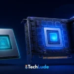 Integrated vs dedicated graphics explained: a CPU with a built-in graphics core beside a separate dedicated graphics card